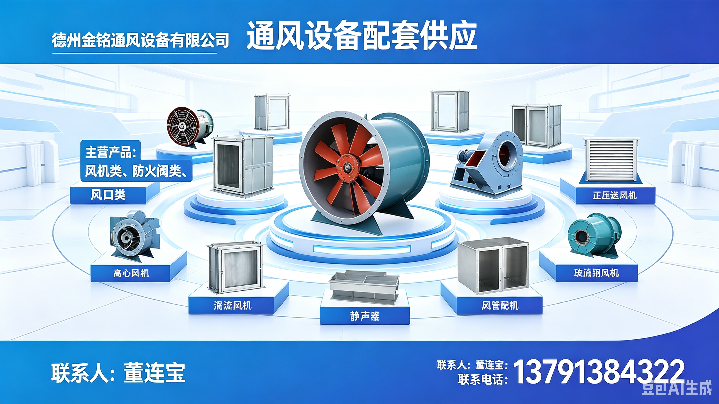 金铭通风设备泰安线上分站